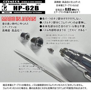 画像5: 【リーズナブル】HP-62B（イージーパッケージ）＜ノズルマウンティングドライバー付き＞　【中国OEMエアブラシ対抗特別対策価格】 