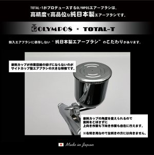 画像2: 【リーズナブル】HP-74D（イージーパッケージ) ＜ノズルマウンティングドライバー付き＞【中国OEMエアブラシ対抗特別対策価格】