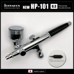画像1: NEW HP-101 （イージーパッケージ）＜ノズルマウンティングドライバー付き＞【中国OEMエアブラシ対抗特別対策価格】 (1)